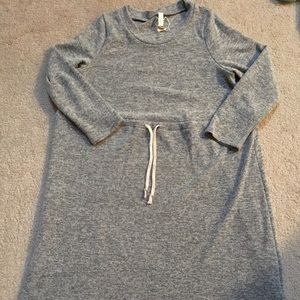 Pink Blush Maternity grey empire dress